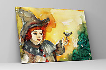 Obraz Dievčatko s vtáčikom 1523